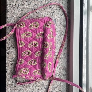 Vera Bradley vintage Bermuda Pink Cross Body Small Purse